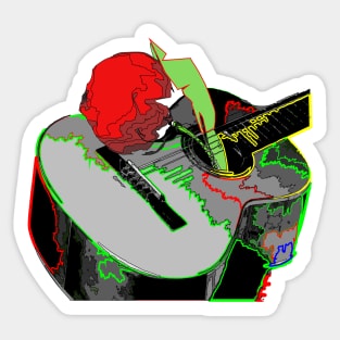 Make music. Sticker